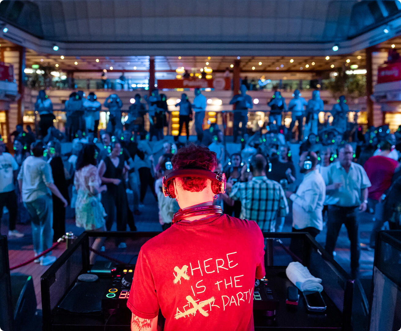Silent Disco auf der Schlagerseereise 2025 - Robert Jentzsch